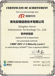 CMMI3级认证